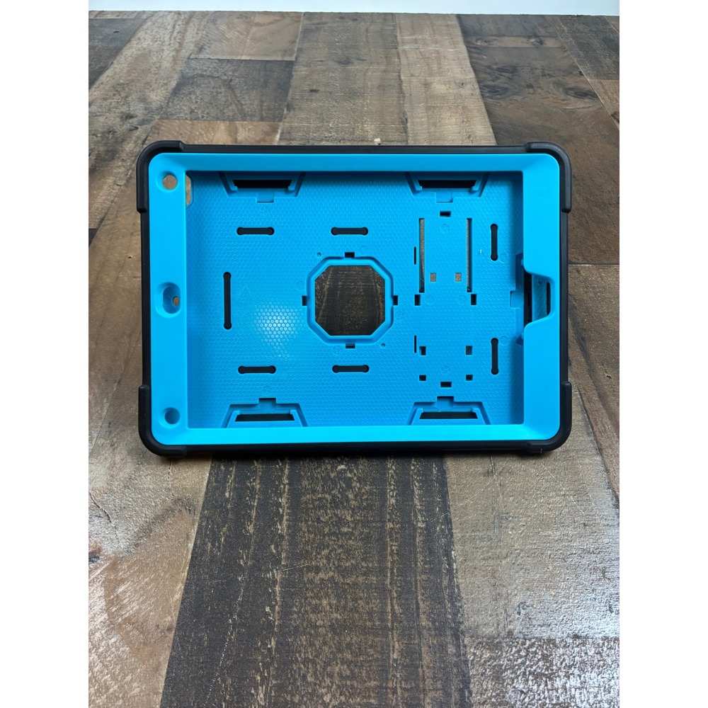 Seymac Rugged Tablet Case with Rotating Hand Strap Kickstand Black Blue - Picture 4 of 9